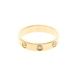 CARTIER Authentic 18k Gold Diamond Love Ring